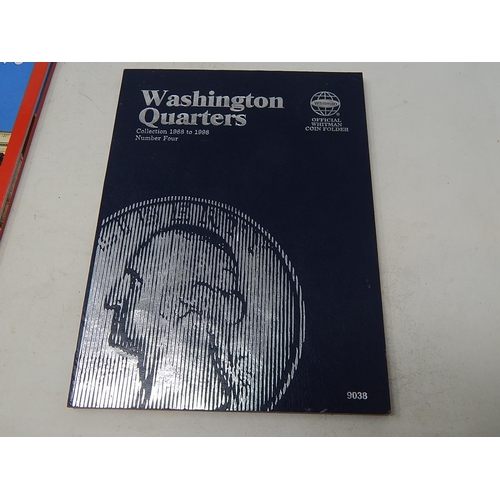 65 - Wellington Life and Legacy 2019 Colour Enhanced coin in folder; USA set of State Quarters 1999-2009 ... 