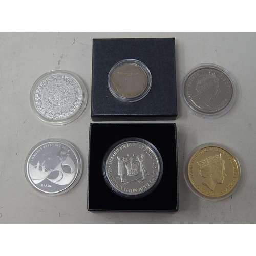 126 - 2012 Olympic Crown size Proof coin; Isle of Man 2012 Crown; Calendar coin; Gibraltar Crown Lest we f... 