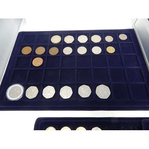 114 - Steel Coin Collectors case containing a very substantial collectionof Territorial Coinage including ... 