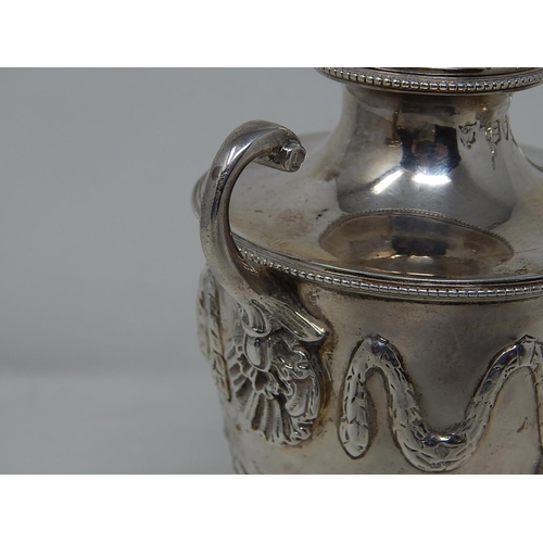 160 - Pair of Ornate Heavy Victorian Hallmarked Silver Sugar Shakers Hallmarked London 1895: Goldsmith's C... 