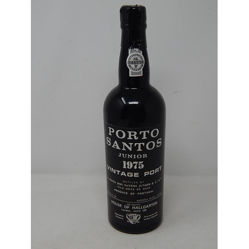 347 - Vintage Bottle of Sealed Porto Santos Junior 1975 Vintage Port