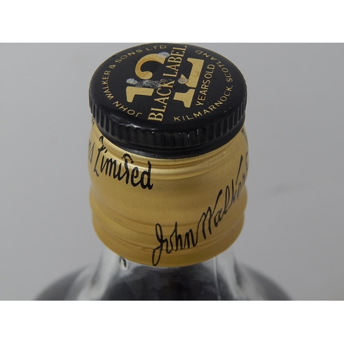 348 - Vintage Bottle of Johnnie Walker Black Label - 12 Year Old Extra Special Whisky (Sealed) 1 Litre.