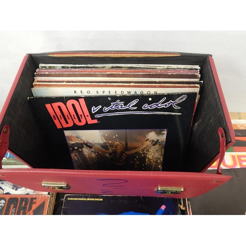 355 - Records: Case containing a selection of 33 r.p.m LP Records