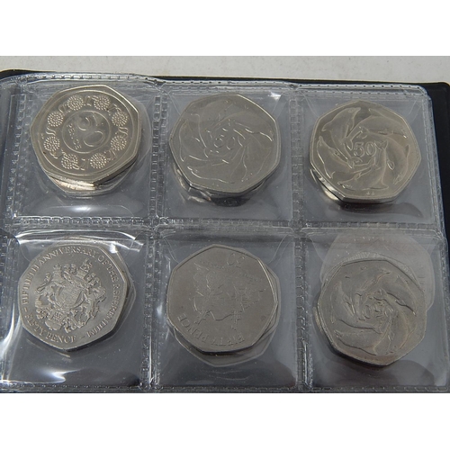 31 - Coin Collection Book Containing a Large Quantity of £2 Coins, £1 Coins & 50p's.