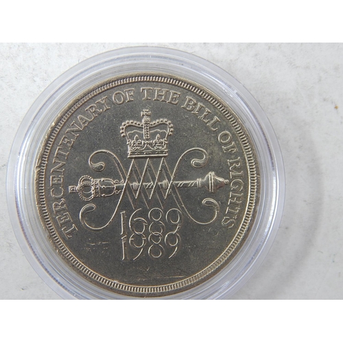 32 - Old Shape £2 Coin Set: Claim of Rights & Bill of Rights: Both Encapsulated