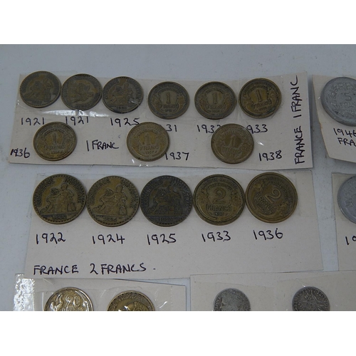 34 - Collection of French Coinage: All Written up.