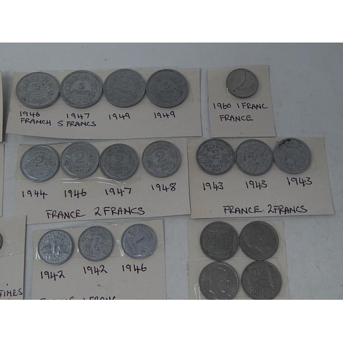 34 - Collection of French Coinage: All Written up.