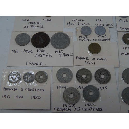 34 - Collection of French Coinage: All Written up.