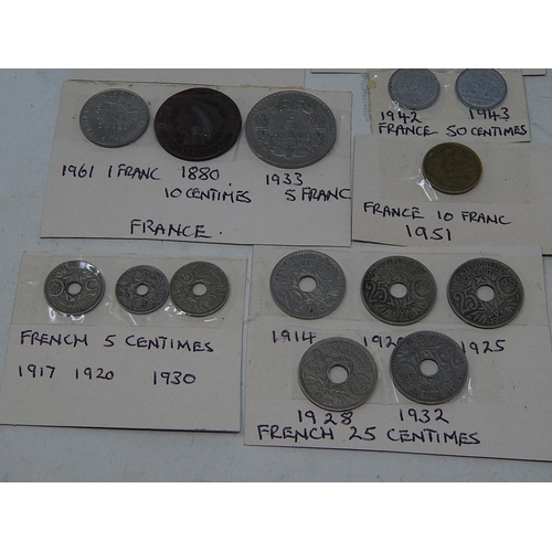 34 - Collection of French Coinage: All Written up.