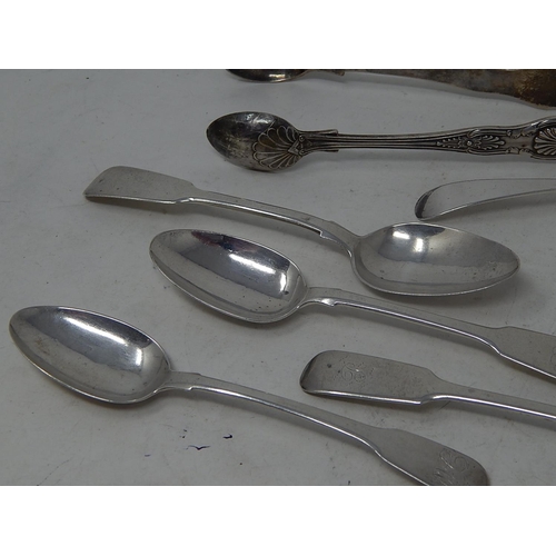 111 - Pair of Large Victorian Silver Tongs Hallmarked London 1900 together with a Silver Toddy Ladle Londo... 