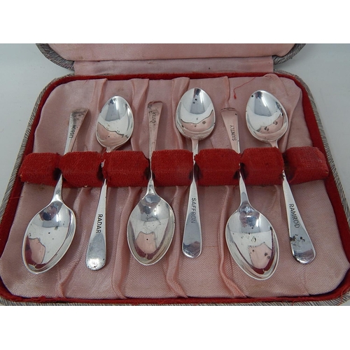 117 - Set of 6 Silver Coffee Spoons Hallmarked Sheffield 1972 by Francis Howard.