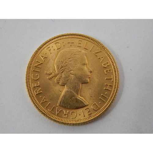 24 - QEII Full Gold Sovereign 1958.