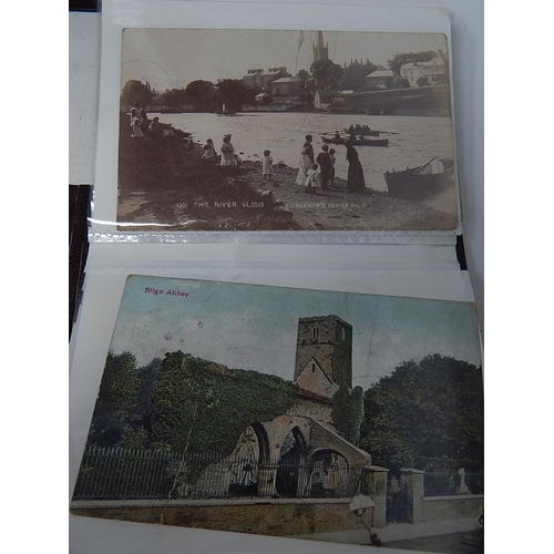 471 - IRISH INTEREST: Large Quantity of Antique & Vintage Postcards of Ireland: Mainly Cork & Sligo Contai... 