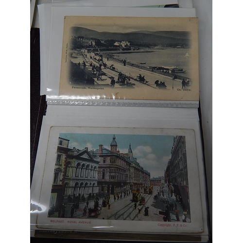 471 - IRISH INTEREST: Large Quantity of Antique & Vintage Postcards of Ireland: Mainly Cork & Sligo Contai... 