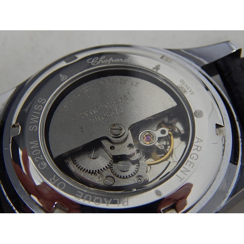 95 - Daniel Jean Richard for Chopard Gentleman's Automatic Chronometer Wristwatch with Silver Back & Visi... 