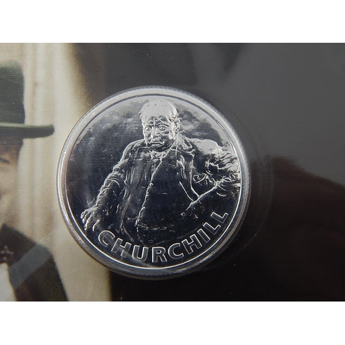 306 - 2015 The Royal Mint Sir Winston Churchill UK £20 .999 Fine Silver Coin (15.71g). 392589