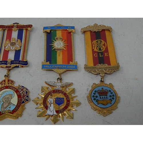 310 - 7 x Vintage R.A.O.B Jewels Named To Brother Firmin Inc Centenary, Millennium. 989702