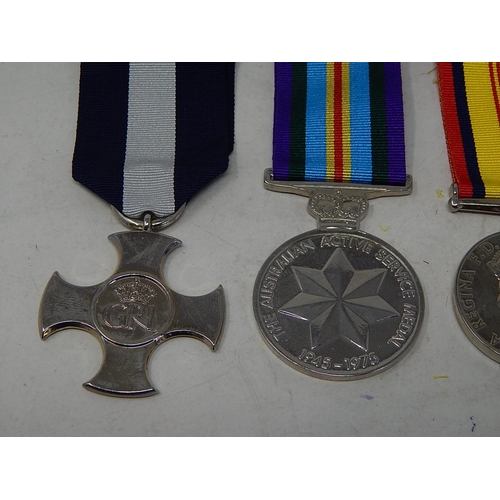 311 - 10 x Assorted Replica MILITARY Medals & Ribbons Inc Australian, Korea, D.S.C Etc. 927546