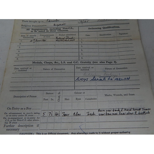 314 - Collection of WW2 Medals & Royal Service Record Relating to Seaman R.J Russell. 669270