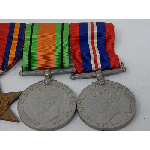 317 - WW2 Mounted Medal Group Inc Africa star w/ 8th Army Bar, Burma Star. 889781