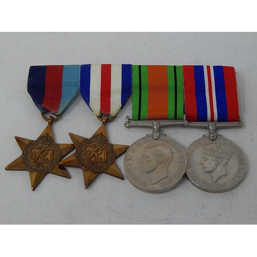 318 - WW2 Mounted Medal Group Inc France & Germany Star Etc. 339034