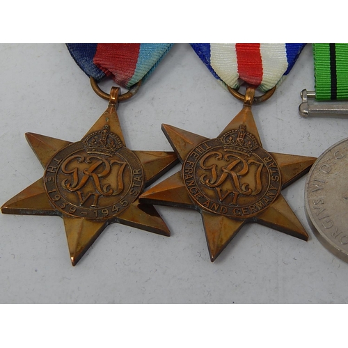 318 - WW2 Mounted Medal Group Inc France & Germany Star Etc. 339034