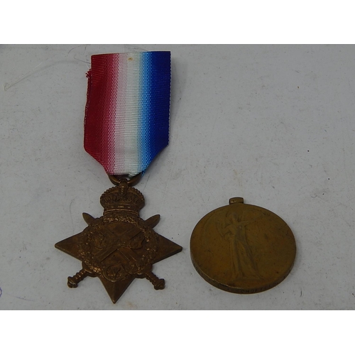 319 - 2 x WW1 Medals Named Inc 1914-15 Star To No.1386 Sepoy Ram Singh 1/41/Dogras.