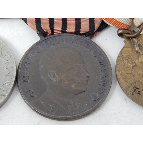 321 - 5 x WW2 British & Italian MEDALS Inc 1941 Fascist Medal. 544957