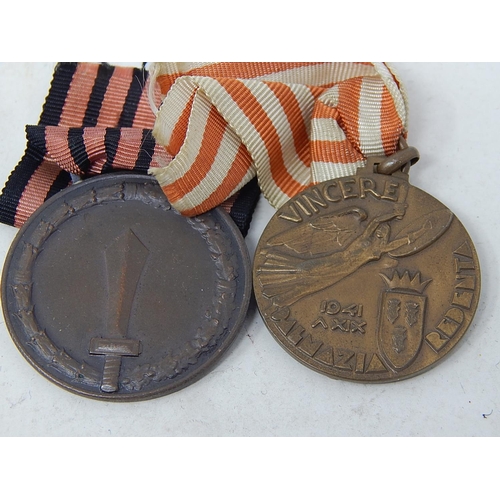 321 - 5 x WW2 British & Italian MEDALS Inc 1941 Fascist Medal. 544957