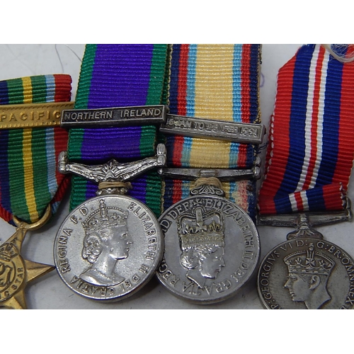 326 - Collection of Assorted Miniature MEDALS Inc WW1, WW2, ERII, Gulf War, Pacific. 700721