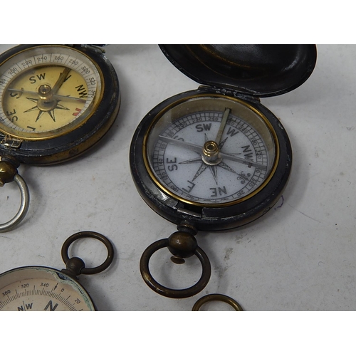 338 - 10 x Vintage COMPASSES Various Sizes & Designs Inc Brass Etc. 714209