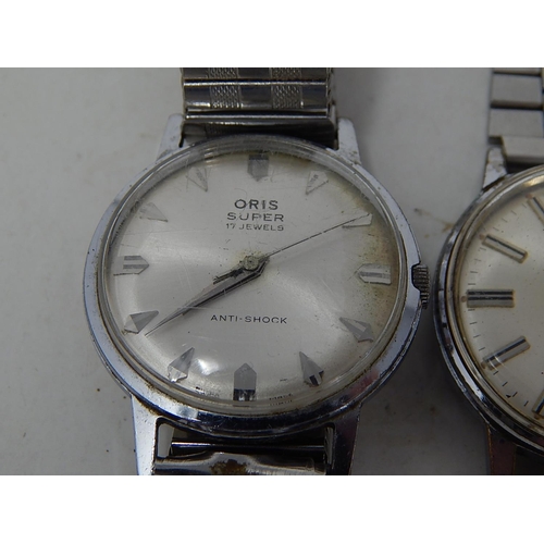 376 - 3 x Vintage Gents WRISTWATCHES Hand-Wind WORKING Inc. Perona, Rytima Etc. 720398