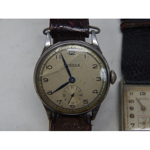 383 - 4 x Vintage Gents WRISTWATCHES Hand-Wind WORKING Inc. Bernex, Etanche Etc. 169853