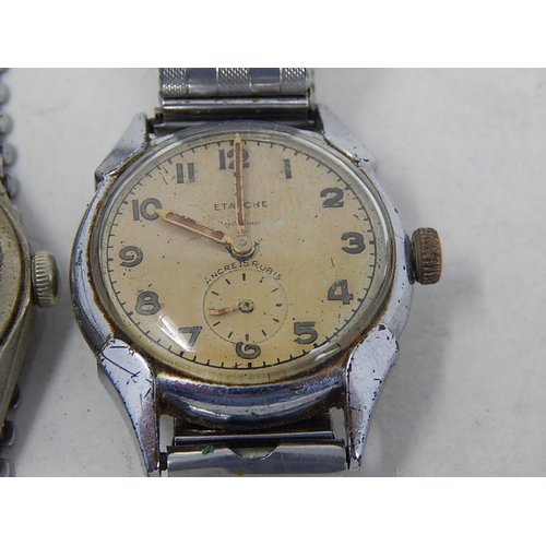 383 - 4 x Vintage Gents WRISTWATCHES Hand-Wind WORKING Inc. Bernex, Etanche Etc. 169853