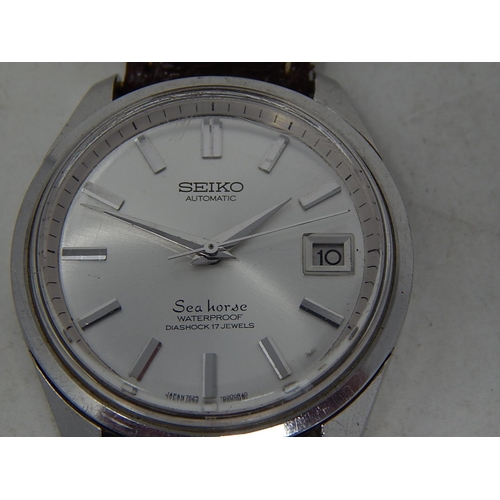 393 - Rare Vintage Gents SEIKO Seahorse WRISTWATCH Automatic Ref. 7625-8010. 317406