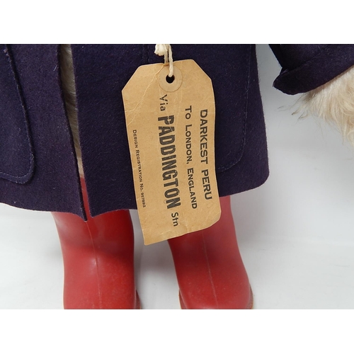 476 - Gabrielle Designs Paddington Bear with Original Label: Height 19