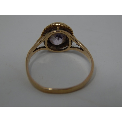 209 - 9ct Gold amethyst ring. 311603