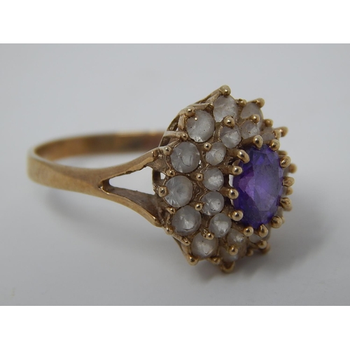 275 - 9ct gold gemstone set ring. 221127