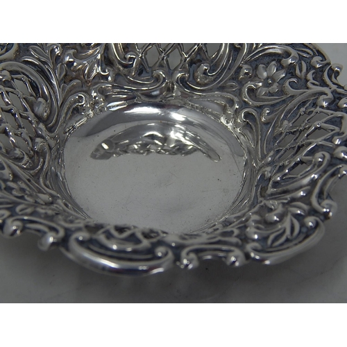 57 - Edward VII silver sweetmeat dish, Birmingham 1904