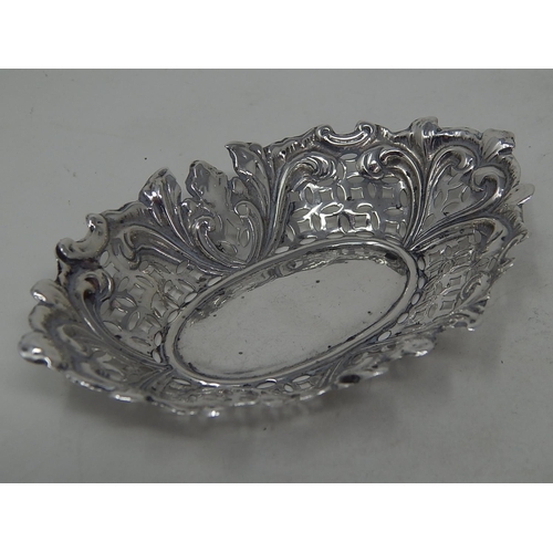 58 - George V silver sweetmeat dish, Birmingham 1911