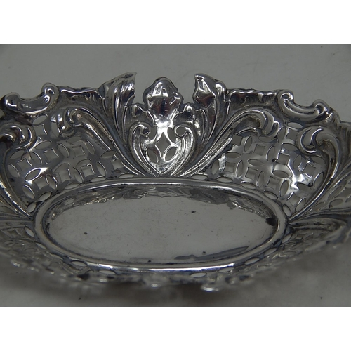 58 - George V silver sweetmeat dish, Birmingham 1911