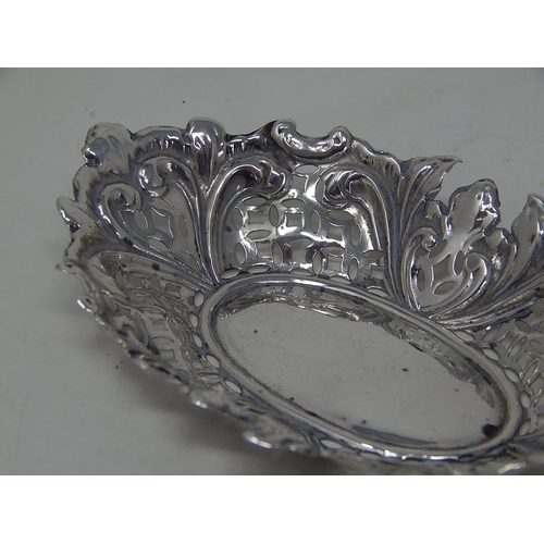 58 - George V silver sweetmeat dish, Birmingham 1911