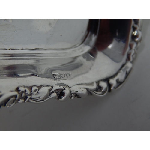 83 - Edward VII silver pin tray with repousse decoration, Chester 1910, 32g