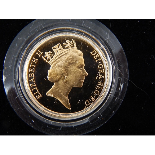 24A - 1987 Royal Mint UK Gold Proof Set: Double Sovereign, Sovereign and Half Sovereign. Complete with Cer... 