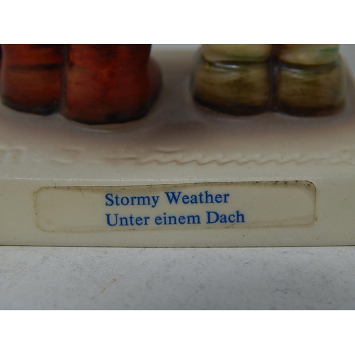 404 - Hummel - Stormy weather boy and girl under Umbrella #71 2/0