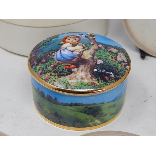 408 - Trinket Box with lid #58, “homeward Bound” Girl + Boy With goat #334, Little Homemakers Miniature se... 