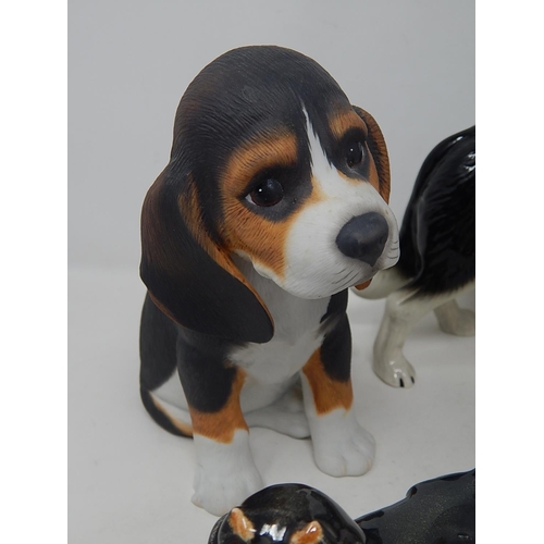 414 - Goebel Daschund; Beswick Sealeman Terrier; Cooper Craft Collie; Lenox Beage Puppy; Brooks and Bentle... 