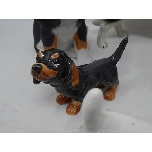 414 - Goebel Daschund; Beswick Sealeman Terrier; Cooper Craft Collie; Lenox Beage Puppy; Brooks and Bentle... 