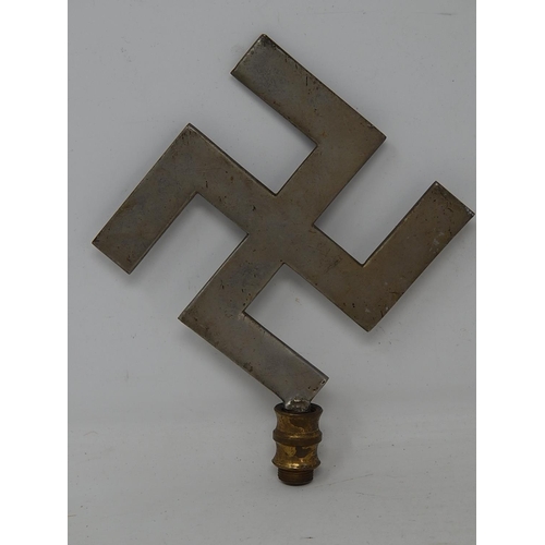 518 - WWII Nazi Swastika Car Mascot.