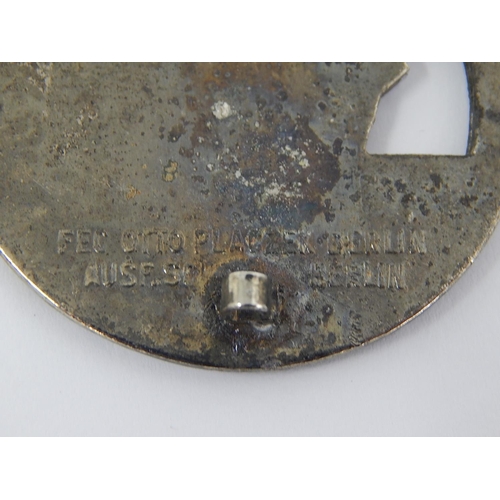 520 - WWII Nazi Blockade Runner Badge: FEC. OTTO PLANCZEK. BERLIN: Measures 4.7cm diameter